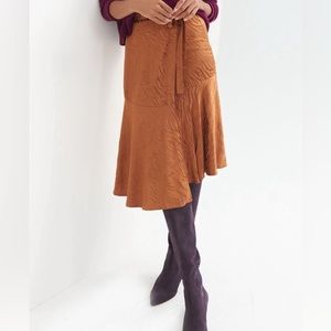 Maeve Tamra Jacquard Midi Skirt